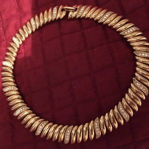 Necklace Vintage DesignerJolie Gabor Gold Plated Priced to sell way below retail